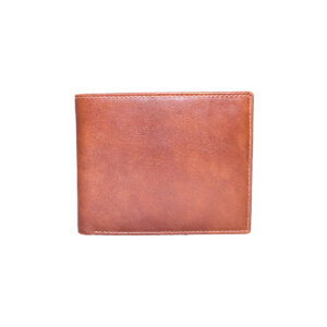 Leather Men Wallet Cognac