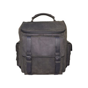 Leather Grey Rucksack