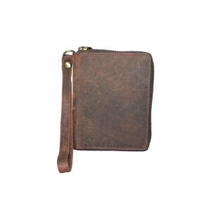 Round Zipper Vintage Men’s  Wallet