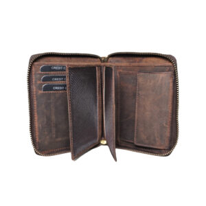 Round Zipper Vintage Men’s  Wallet